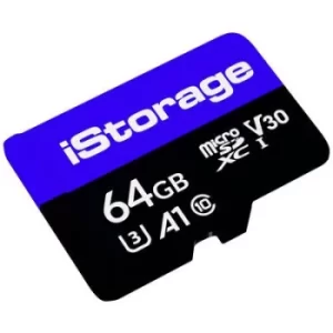 Image of iStorage IS-MSD-1-64 microSD card 64GB