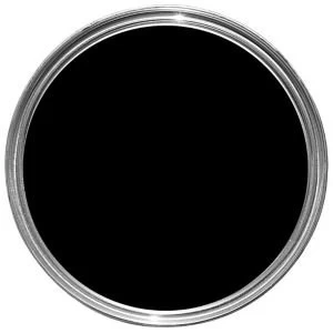 Image of Fortress One coat Black Matt Wood metal Paint 2.5L