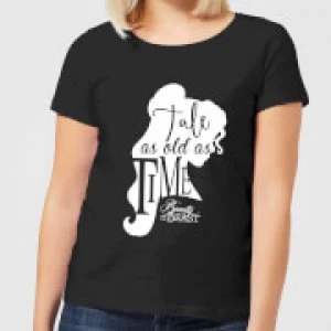 Image of Disney Beauty And The Beast Princess Belle Tale As Old As Time Womens T-Shirt - Black - M