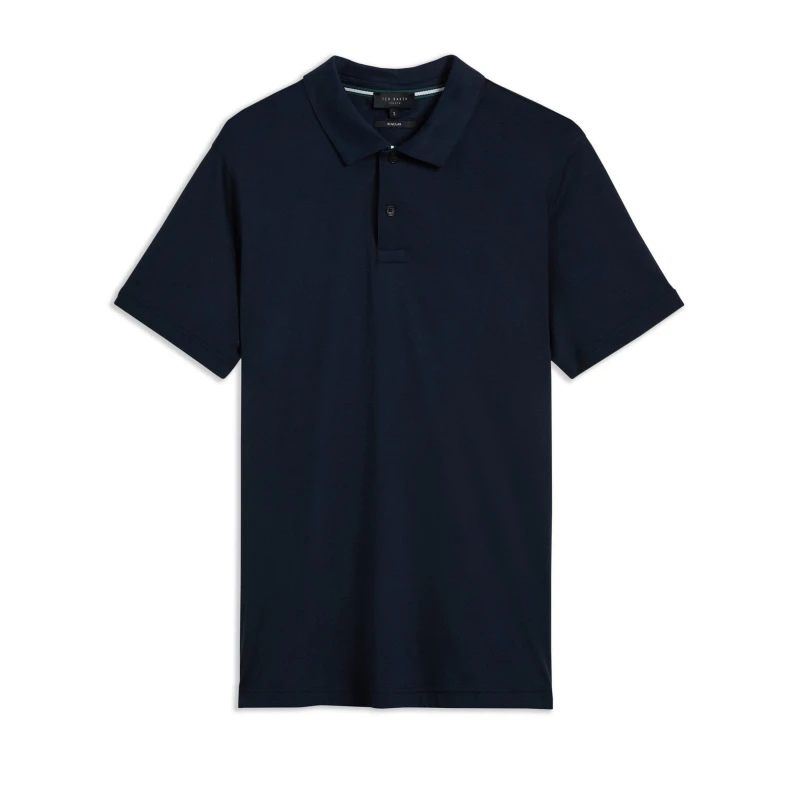 Image of Ted Baker Mens Regular Fit Zeiter Polo Shirt Navy male L (4)