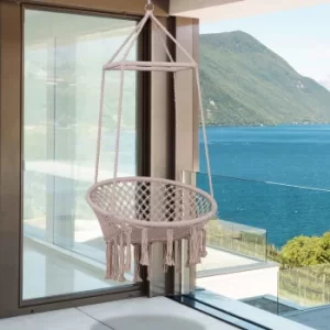 Image of Alfresco Hammock Macrame Swinging Chair, none