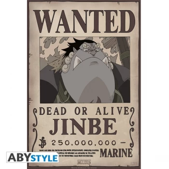 Image of One Piece - Wanted Jinbe (52 x 35cm) Small Poster