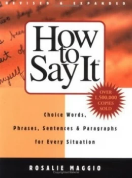 Image of How to Say It by Maggio Book