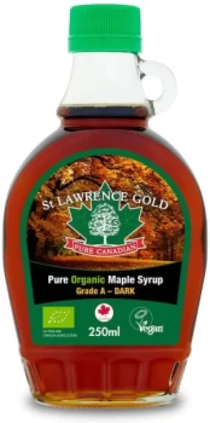 Image of St Lawrence Gold Organic Dark Maple Syrup 250ml (Case of 12)