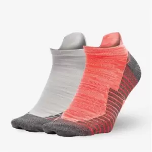 Image of Under Armour Run NoShow Scks 2pk 99 - Red