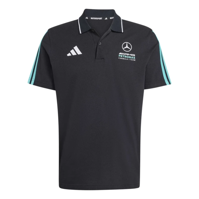 Image of Adidas Mercedes-AMG Petronas Formula One Team DNA Polo Noir Male M