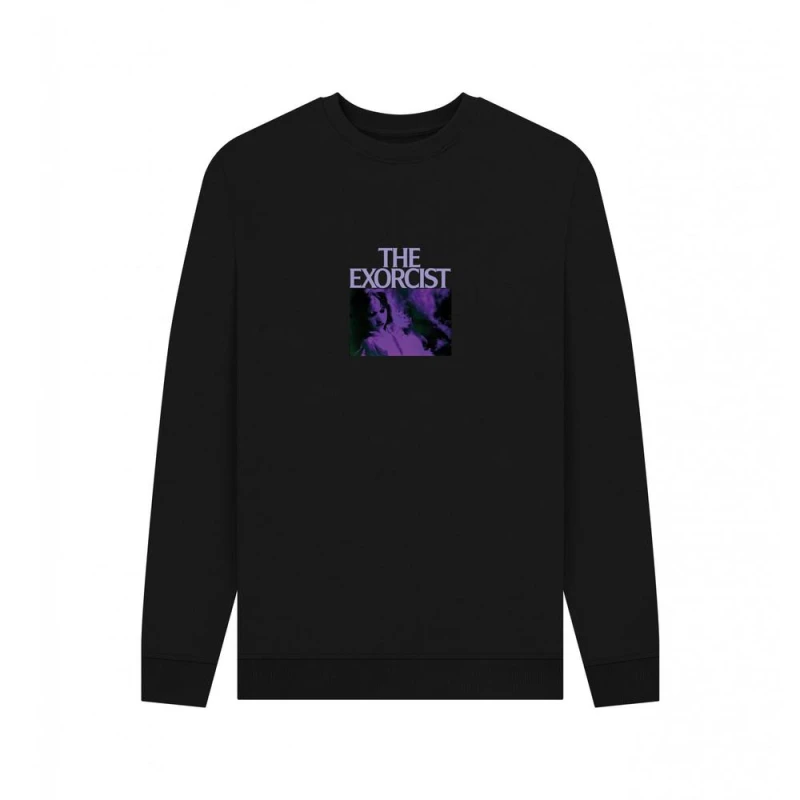 Image of The Exorcist Mens Movie Scene Sweatshirt in Black Size: Small Black Male S