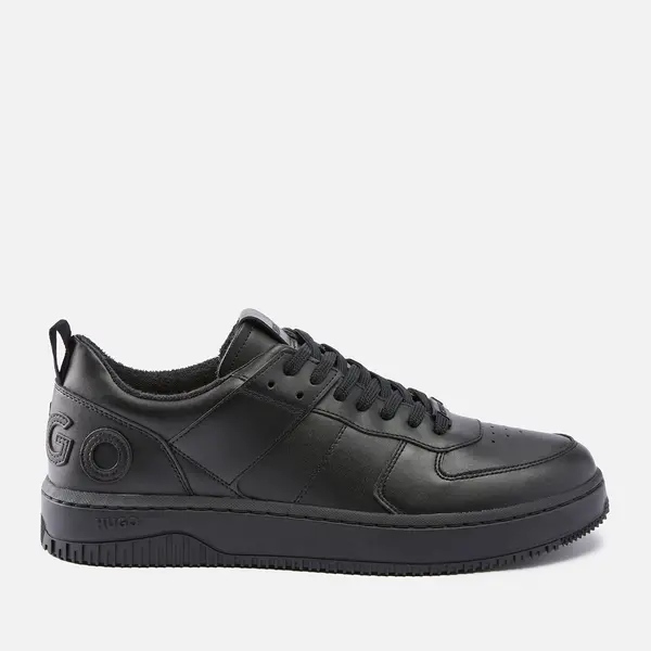 Image of HUGO Mens Kilian Tennis Leather Trainers - UK 7