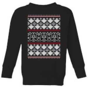 Image of Star Wars Imperial Darth Vader Kids Christmas Sweatshirt - Black - 7-8 Years