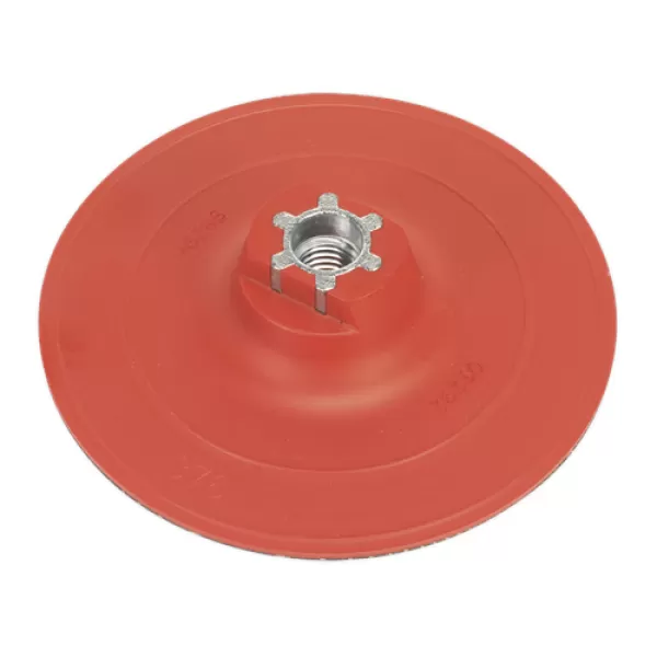 Image of Genuine SEALEY PTCBPV3 Hook & Loop Backing Pad Ø117mm M14 x 2mm