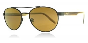 Image of Maui Jim Upcountry Sunglasses Matte Chocolate H727-01M Polariserade 53mm