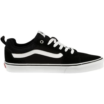 Image of Vans Filmore Suede Canvas Trainers mens Shoes Trainers in Black