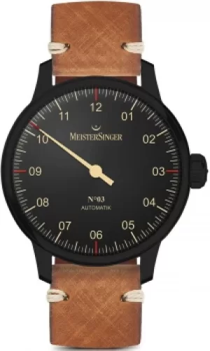 Image of MeisterSinger Watch N. 03 Blackline