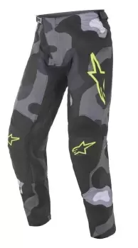 Image of Alpinestars Racer Tactical Gray Camo Yellow Fluo 32