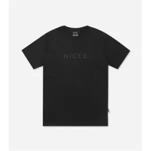 Image of Nicce Compact T-Shirt Mens - Black