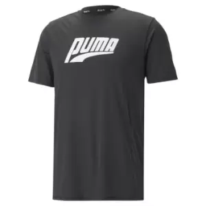 Image of Puma Run Favourite Short Sleeve Performance T-Shirt Mens - Black