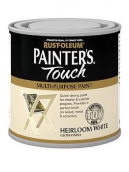 Image of Rust-Oleum Painter&Rsquo;S Touch Toy Safe Gloss Multi Purpose Paint ; Heirloom White 250ml