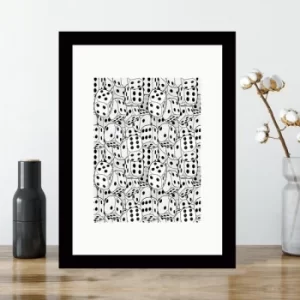 Image of SC110030021 Multicolor Decorative Framed MDF Painting