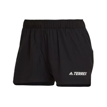 Image of adidas Terrex Trail Running Shorts Womens - Black
