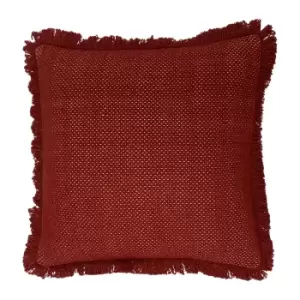 Image of Sienna Twill Woven Cushion Brick