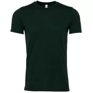 Image of Bella + Canvas Adults Unisex Heather CVC T-Shirt (M) (Emerald Green Heather)