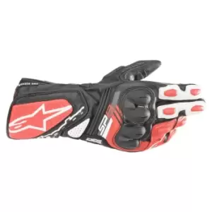 Image of Alpinestars SP-8 V3 Black White Bright Red L