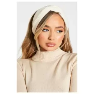 Image of I Saw It First Knit Twist Headband - White