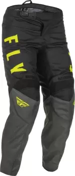 Image of FLY Racing F-16 Pants Grey Black Hi-Vis 32