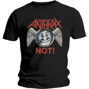 Image of Anthrax - Not Wings Unisex Medium T-Shirt - Black