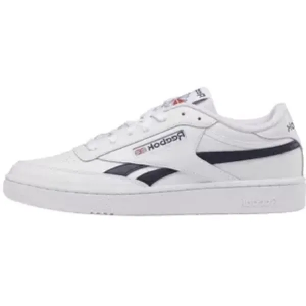 Image of Reebok White / Navy Club C Revenge Shoes Navy Male 9 203092UK