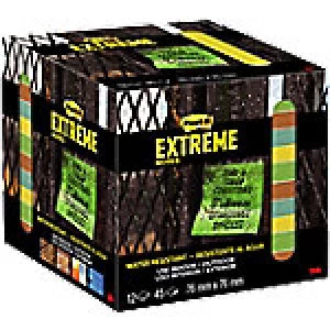 Image of Post-it Extreme Notes 76 x 76mm Orange,Yellow, Green 12 Pieces of 45 Sheets