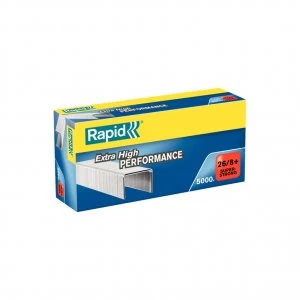 Image of Rapid SuperStrong Staples 26/8+, Box 5000