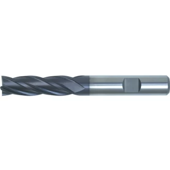 Image of 10MM HSS-Cobalt PM L/S Weldon High Helix End Mill TiAlN - Swisstech