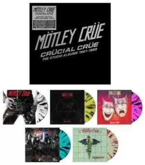 Image of Motley Crue Crucial Crue-The studio albums 1981-1989 LP multicolor