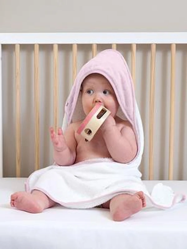 Image of Clair De Lune Marshmallow Baby Hooded Towel (70 X 70 Cm) - Pink Pink RJJPW Unisex