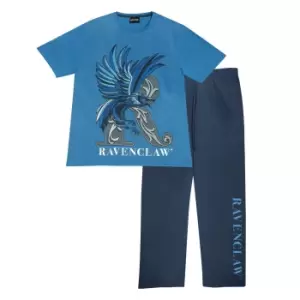 Image of Harry Potter Boys Ravenclaw Pyjama Set (8-9 Years) (Blue/Navy)