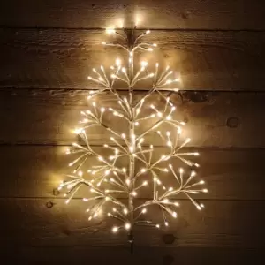 Image of 60cm LED Twinkling Starburst Tree Christmas Lights Display Outdoor Decorations