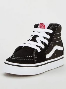 Image of Vans Sk8-Hi Trainers - Black/White