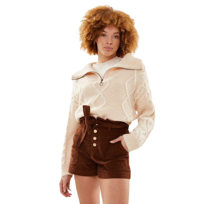 Image of La Petite Etoile Womens shorts La Petite Etoile Aldo Marron Female 38