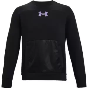 Image of Under Armour Armour Summit Crew Sweatshirt Mens - Black
