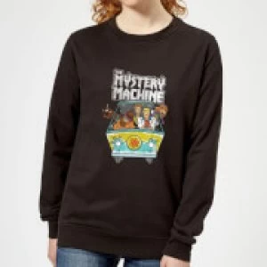 Image of Scooby Doo Mystery Machine Heavy Metal Womens Sweatshirt - Black - 5XL