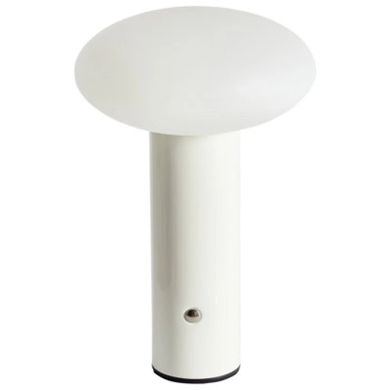 Image of Beliani Wireless LED Table Lamp Buayan With Dimmer Metal White