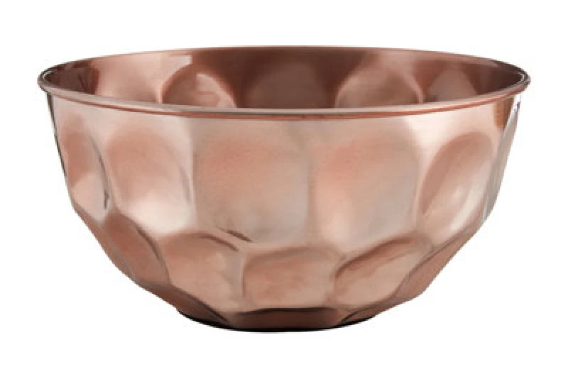 Image of Premier Housewares Ravi Bowl With Copper Finish Gold