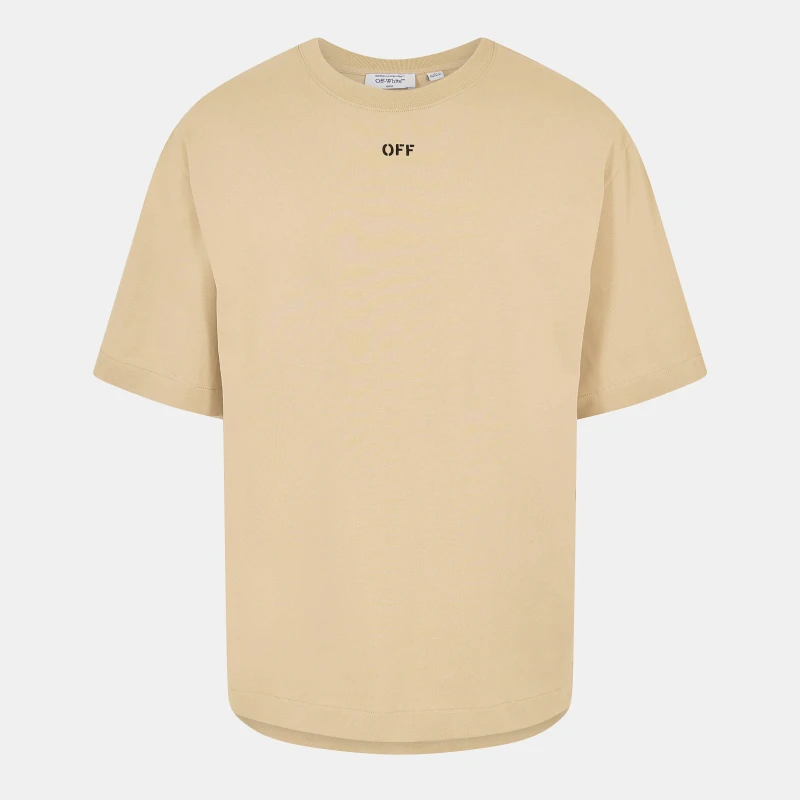 Image of Off White Mens Skate T-Shirt Brown/Black male XS