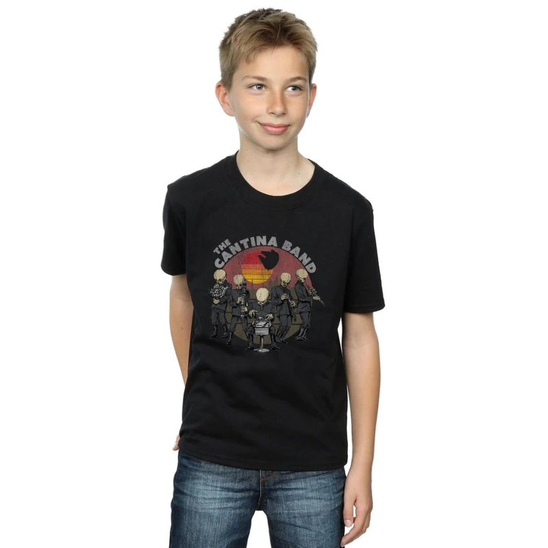 Image of Star Wars Cantina Band T-Shirt Black male