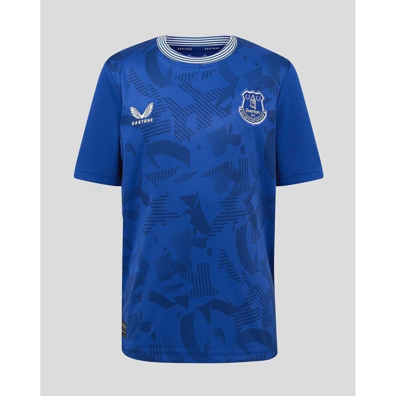 Image of Castore Everton Home Shirt 2024 2025 Juniors - Blue Blue 7 - 8 Years