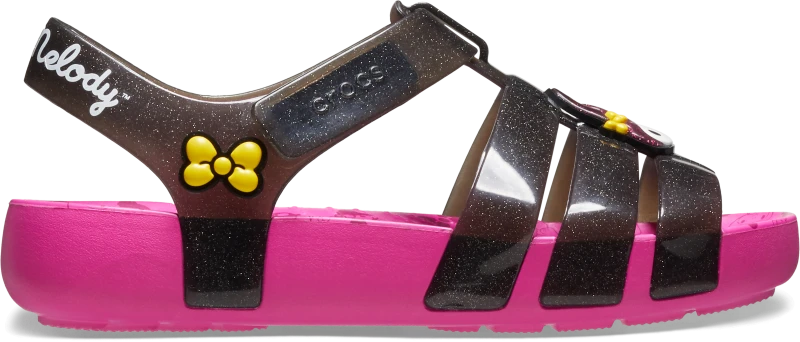 Image of Crocs Kids Hello Kitty and Friends My Melody and Kuromi Isabella Sandals Multi J3