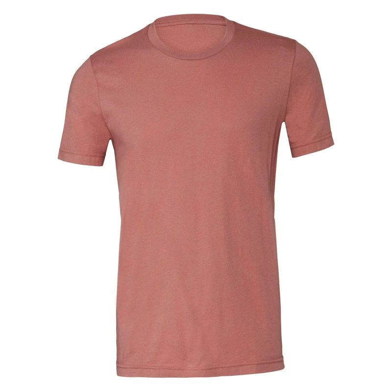 Image of Bella + Canvas Mens Jersey Crew Neck T-Shirt in Mauve Size: XS Mauve Male XS