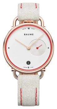 Image of Baume & Mercier BAUME Eco Friendly Quartz White Dial Watch