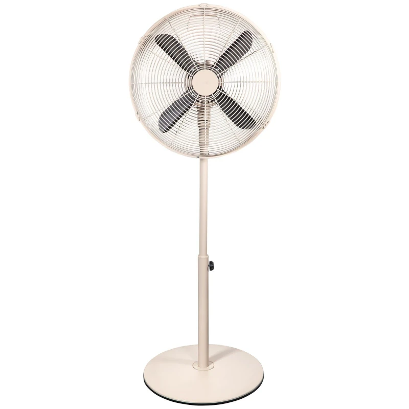 Image of Russell Hobbs RHMPF1601GR 16" Pedestal Fan - Greige & Black, Cream,Black 5056233982953